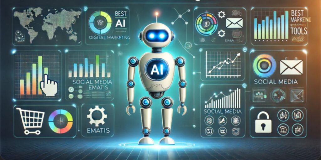 AI marketing tools for interior design business using AI dashboard for analytics social media and automation