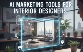 AI marketing tools for interior design business using smart technology to promote modern interior design services